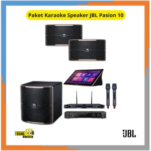 Paket Karaoke Rumah Speaker JBL Pasion 10 - JBL-NKX